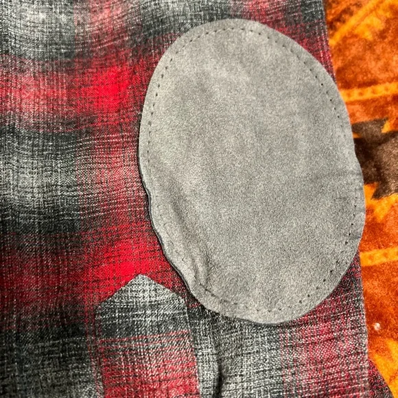 Pendleton Red and Gray Wool Button Down Shirt - Picture 4 of 6
